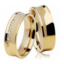 Alianças Em Ouro 18k Para Casamento Ou Noivado