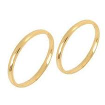 Alianças Mamoro Ouro 18 kilates Noivado Casamento Tradicional Boleadas lisas Alianças Mamoro Ouro 18 kilates Noivado Casamento Tradicional Boleadas lisas