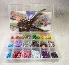 Alicate + 1000 Ilhós + Caixa Org. + 1000 Arruela