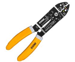 Alicate 3 Em 1 Corta Decapa Crimpa P/eletricista Ingco 8.1/2