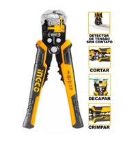 Alicate 4X1 Cortador Desencapador Crimpador E Detecta Tensão