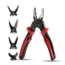 Alicate 5 em 1 Obra Construçao Eletricista Hidraulico Serviço Ferramenta Corte Cabo Fio Desencapagem Multifunçao Alicate 5 em 1 Obra Construçao Eletricista Hidraulico Serviço Ferramenta Corte Cabo Fio Desencapagem Multifunçao