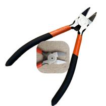 Alicate 6 Polegadas Corte Rente Plástico Mola Fios Galhos Preto Cabo emborrachado Anti derrapante Alicate 6 Polegadas Corte Rente Plástico Mola Fios Galhos Preto Cabo emborrachado Anti derrapante