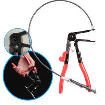Alicate Abraçadeira Elástica Radiador Profissional Mangueira Automotivo Cabo de Aço Longo Alcance