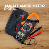 Alicate Amperímetro Com Multímetro Digital C/ Estojo Lotus + Bateria