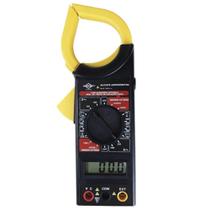 Alicate Amperímetro Digital 8559 com Estojo para Medir Corrente Tensão e Resistência Brasfort Alicate Amperímetro Digital 8559 com Estojo para Medir Corrente Tensão e Resistência Brasfort