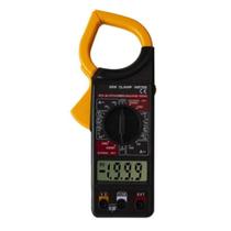 Alicate amperimetro digital completo com estojo protecao 750v 20a 200a multimetro hold profissional