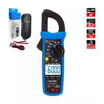 Alicate Amperímetro Digital ET3155 Minipa True RMS 600A CAT3