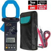 Alicate Amperímetro Digital ET3960 True RMS AC DC 2000A Minipa Alicate Amperímetro Digital ET3960 True RMS AC DC 2000A Minipa