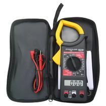 Alicate Amperímetro Digital Mini AD-9005 200A CAT III Estojo