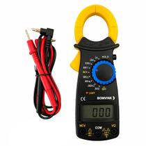 Alicate Amperímetro Digital Portátil para Medição de Corrente com Visor LCD