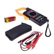 Alicate Amperimetro Multimetro Digital Com Bateria E Estojo Alicate Amperimetro Multimetro Digital Com Bateria E Estojo