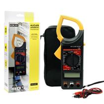 Alicate Amperimetro Multimetro Digital Medidor Temperatura