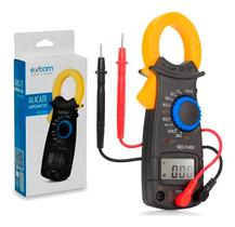 Alicate Amperimetro Profissional Digital 600v Md-y400 Alicate Exbom