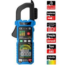 Alicate Amperímetro SMART 600A AC-DC com Função Inrush e Display EBTN - CAT III-600V - True RMS Alicate Amperímetro SMART 600A AC-DC com Função Inrush e Display EBTN - CAT III-600V - True RMS