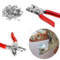 Alicate Aplicar Botão Tic Tac De Metal De Pressão Roupa Bebê Alicate Aplicar Botão Tic Tac De Metal De Pressão Roupa Bebê