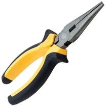 Alicate Bico 6'' Em Aço Inox E Cabo Borracha- Aço Forte