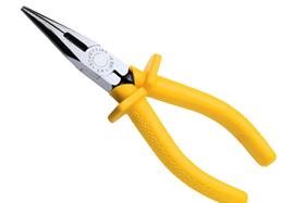Alicate bico fino meia cana 6 isolado tramontina Alicate bico fino meia cana 6 isolado tramontina