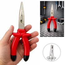Alicate Bico Longo 8 Compacto Leve 270g Uso Elétrica e Manutenção BOM16431