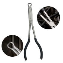 Alicate bico meia lua longo 11 polegadas aco carbono filtro combustivel universal profissional reforcado Alicate bico meia lua longo 11 polegadas aco carbono filtro combustivel universal profissional reforcado