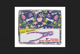 Alicate BWT 6" em aço com junta deslizante floral