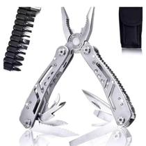 Alicate Canivete Multiuso Militar Pesca Trilha Suiço Estojo Alicate Canivete Multiuso Militar Pesca Trilha Suiço Estojo