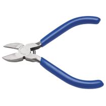 Alicate com Corte Diagonal 4" Tramontina Basic Aço Especial com Empunhadura em PVC Azul