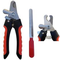 alicate cortador de unha para pet com lixa cabo plástico rg0048 Ringo