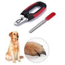 Alicate Cortador de Unhas e Lixa Pet Cães e Gatos Profissional