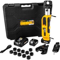 Alicate Cortador e Crimpador Hidráulico a Bateria 18V ACC 400 VONDER Alicate Cortador e Crimpador Hidráulico a Bateria 18V ACC 400 VONDER