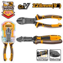 Alicate Corte Diagonal Ação Composta 9 Pol 228 mm INGCO