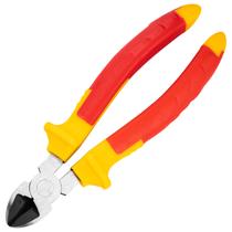 Alicate corte diagonal, black nickel, niquelado, cabo dupla injecao, 7pol.-180mm, 1pc // mtx