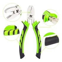 Alicate Corte e Crimpagem Albatroz X45D Monofilamento, Fios e Anzóis Cor Verde