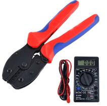 Alicate Crimpador Conector MC4 Energia Solar + Multímetro Alicate Crimpador Conector MC4 Energia Solar + Multímetro