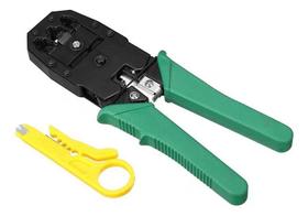 Alicate Crimpador Cortador E Decapador Rj45 Rj11 Lwj-110