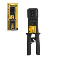 Alicate Crimpador E Decapador 3 Em 1 Para Cabos Conector De Passagem EZ Crimp Rj45 Rj11/12 Pr BOMDER