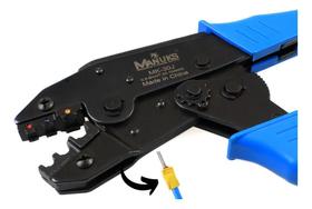 Alicate Crimpador MANUKS MK-30J Para Terminais Isolados 0,5