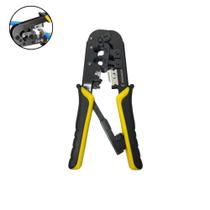 Alicate Crimpador Rj45 Rj11 6P 8P Cabo Rede Com Catraca Profissional - BOMVINK