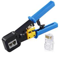 Alicate Crimpagem De Cabos Conector Rj45 Passagem Ez Crimp Alicate Crimpagem De Cabos Conector Rj45 Passagem Ez Crimp