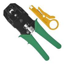 Alicate Crimpar Cabo De Rede Crimpador Desencapar Rj45