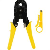 Alicate Crimpar Eda Com Chave Keystone E Plug Rj11 E Rj45 - 0Jb Alicate Crimpar Eda Com Chave Keystone E Plug Rj11 E Rj45 - 0Jb