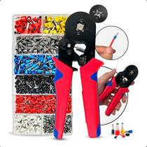 Alicate Crimpar Prensa Terminal 0,25Mm Até 10Mm + 1200 Con Alicate Crimpar Prensa Terminal 0,25Mm Até 10Mm + 1200 Con