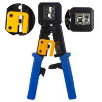 Alicate Crimpar Rj45 Rj11 Rj12 Cabo De Rede Conector Vazado Easy Crimp