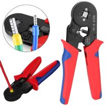 Alicate Crimpar Terminais Tubular Ilhós 0,25-10mm +400 Ilhós Alicate Crimpar Terminais Tubular Ilhós 0,25-10mm +400 Ilhós