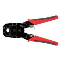 Alicate crimprador de cabos para terminais 4p, 6p, 8p, 1pc // mtx