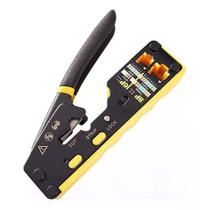 Alicate cripador decapador cortador rj45 e rj11 3x1 fc fc-rj45bn r.00168