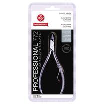 Alicate Cutícula Mundial 772-PR Profissional Inox Cabo Longo