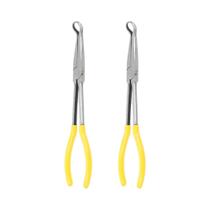 Alicate De Bico Extra Longo Com Clipe, Ferramentas Mecânicas Para Reparos Em Motocicletas DIY