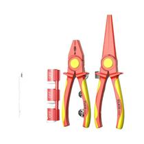 Alicate De Bico Fino Isolado LAOA Resistente a Alta Tensão 1000V Com Cabo Antiderrapante