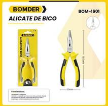 Alicate De Bico Meia Cana Reto 6 Polegadas Multiuso Profissional 165mm Bomder BOM-1601
